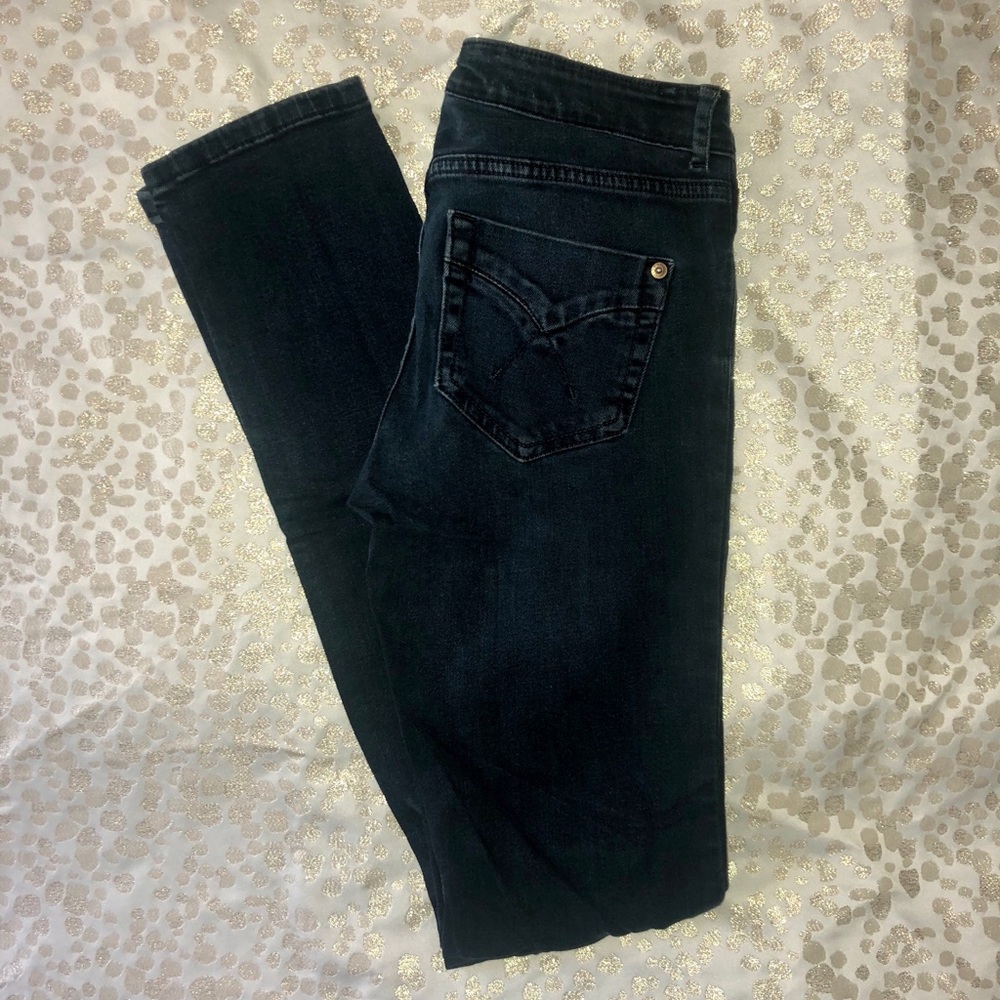 Topshop Baxter Moto Skinny Jeans Size 28